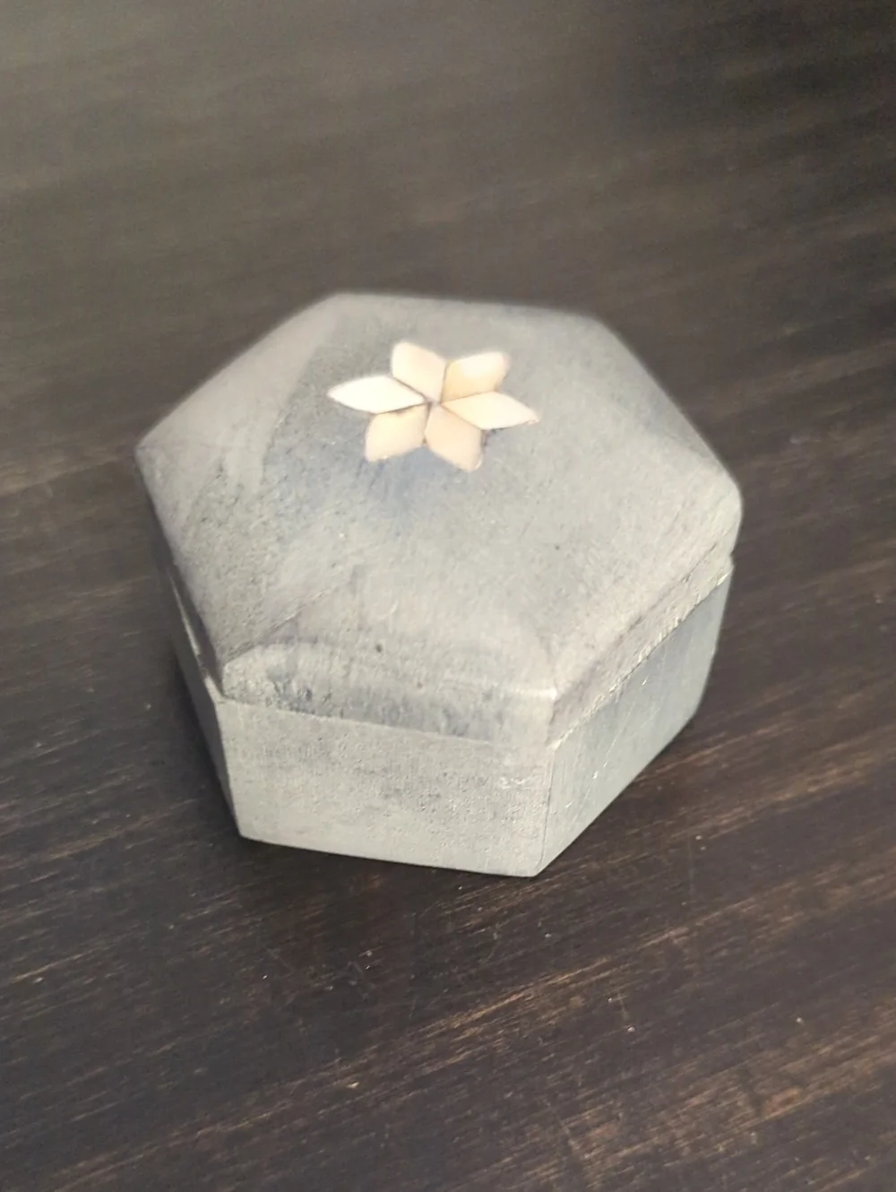Soapstone Trinket Box NWOT